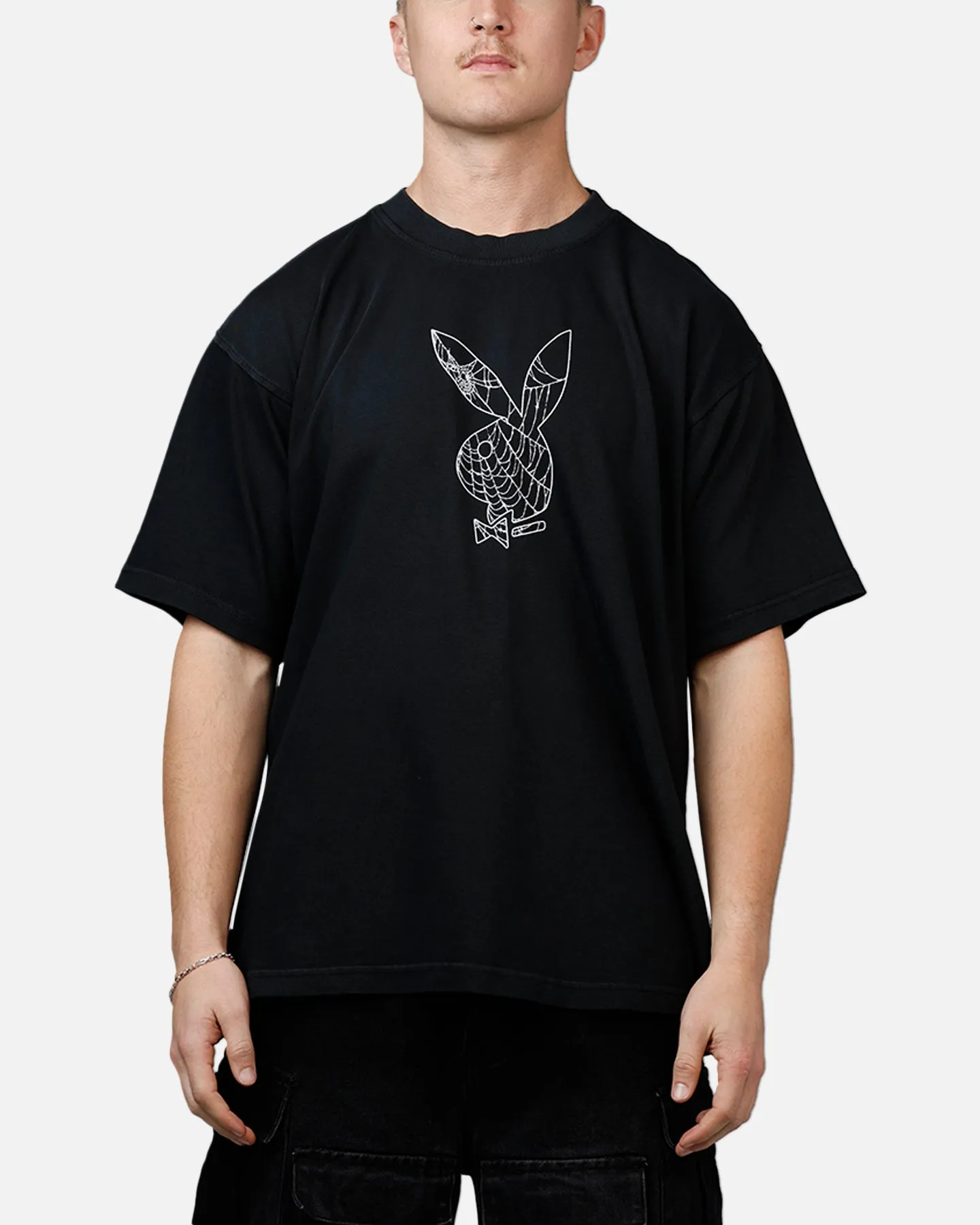 Playboy Black Widow Boxy T-Shirt Black/Red sold by Culture Kings product image thumbnail 2