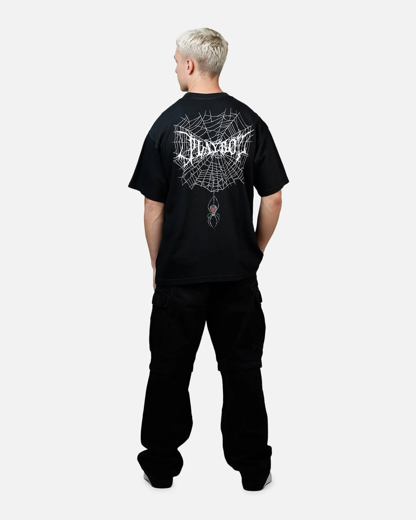 Playboy Black Widow Boxy T-Shirt Black/Red sold by Culture Kings product image thumbnail 5