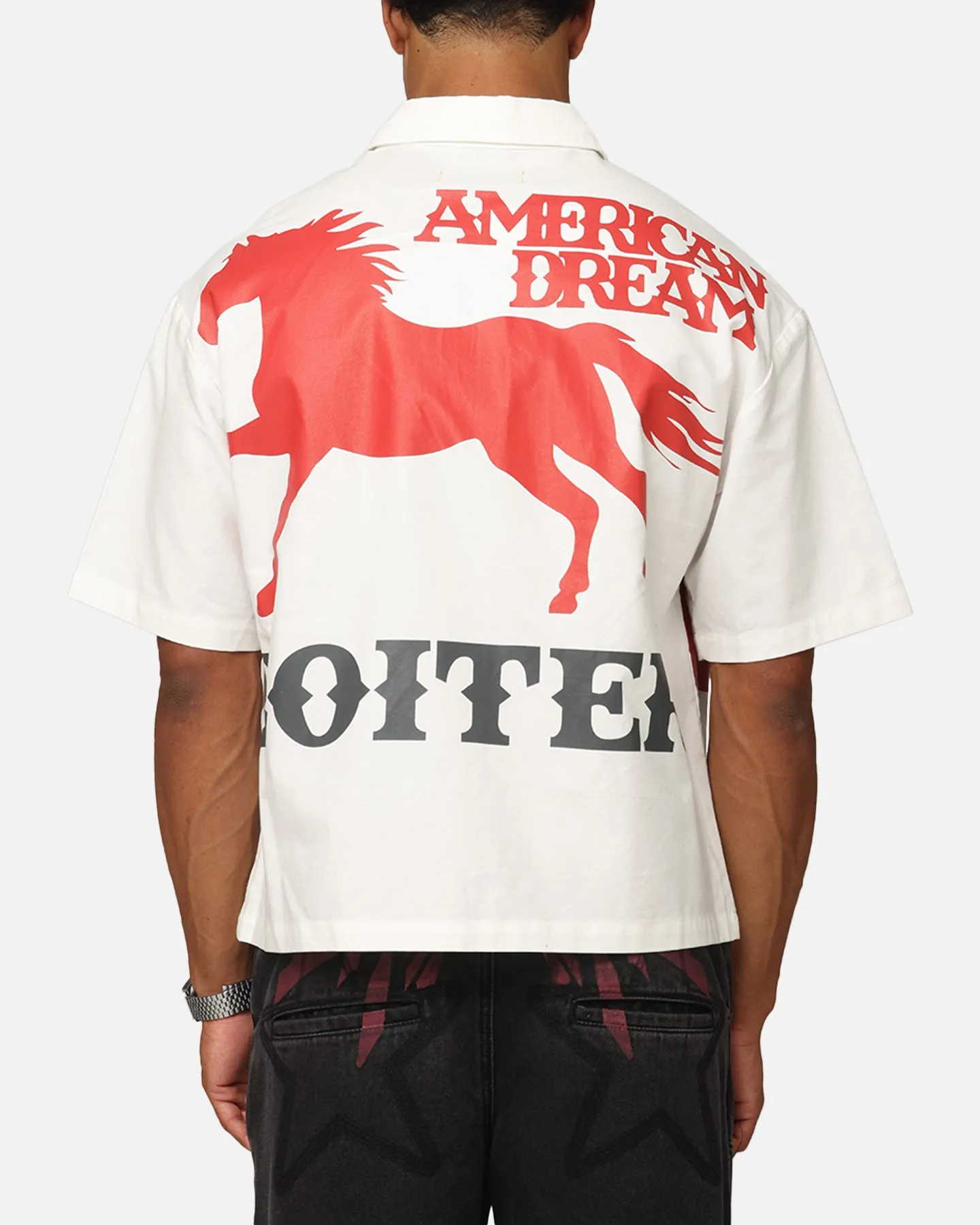Loiter Rodeo Zip Up Shirt Off White sold by Culture Kings product image thumbnail 2