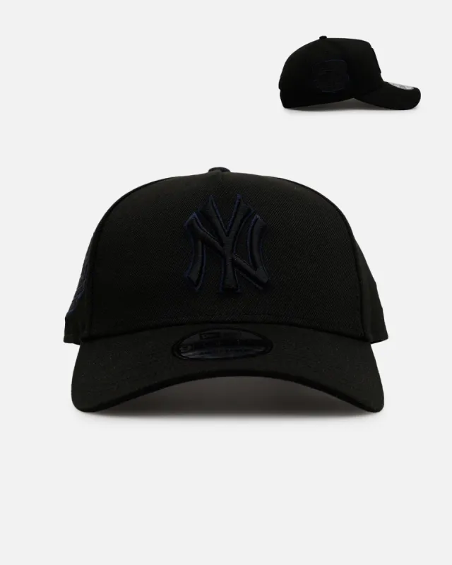 New Era New York Yankees 'Outline' 9FORTY A-Frame Snapback Black sold by Culture Kings