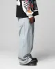 Loiter Collateral Baggy Jeans Blue Pin Stripe sold by Culture Kings