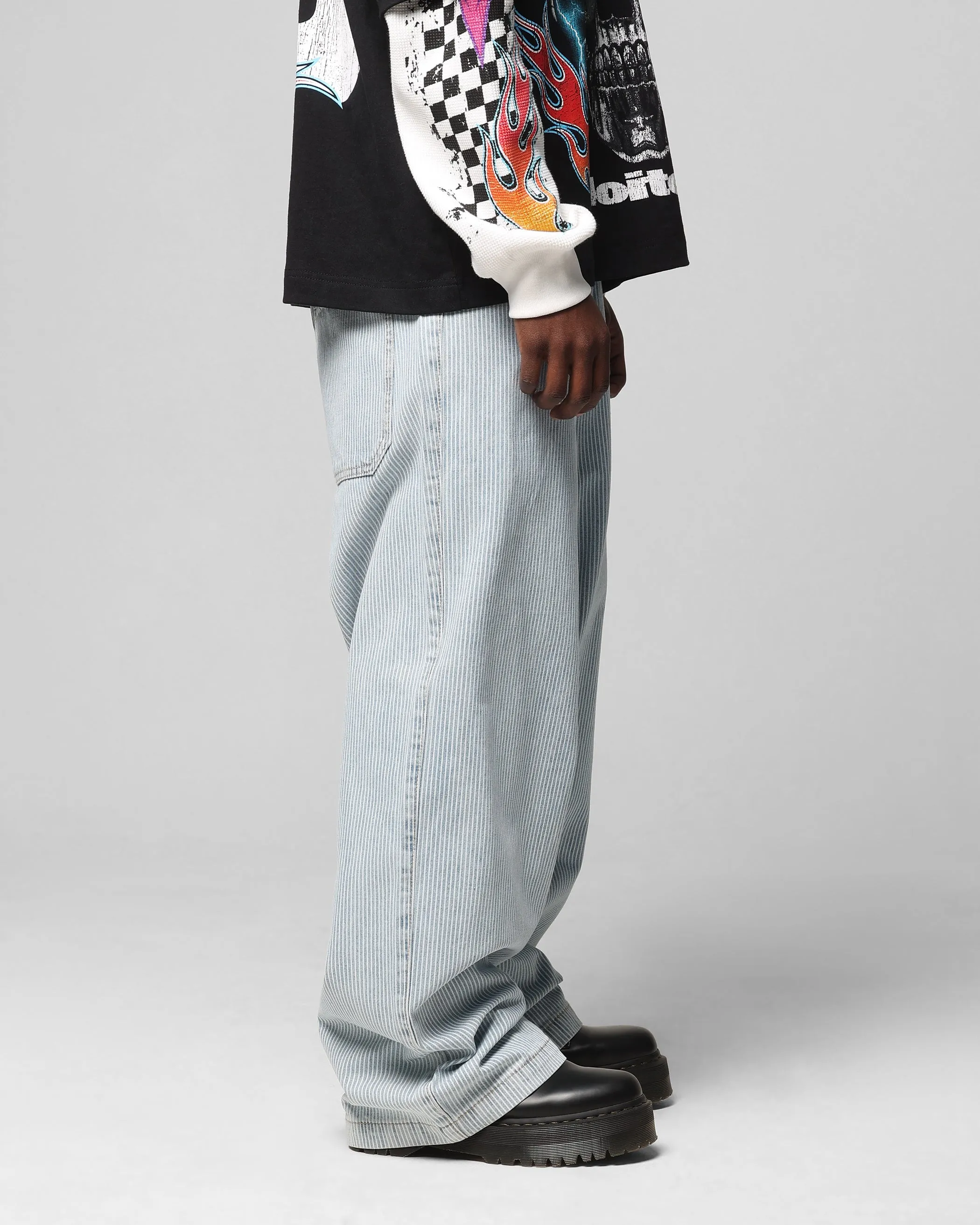 Loiter Collateral Baggy Jeans Blue Pin Stripe sold by Culture Kings product image thumbnail 5