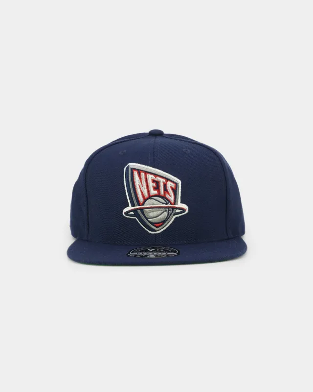 Mitchell & Ness Brooklyn Nets 'Team Ground 2.0 Hardwood Classics' Fitted Blue sold by Culture Kings