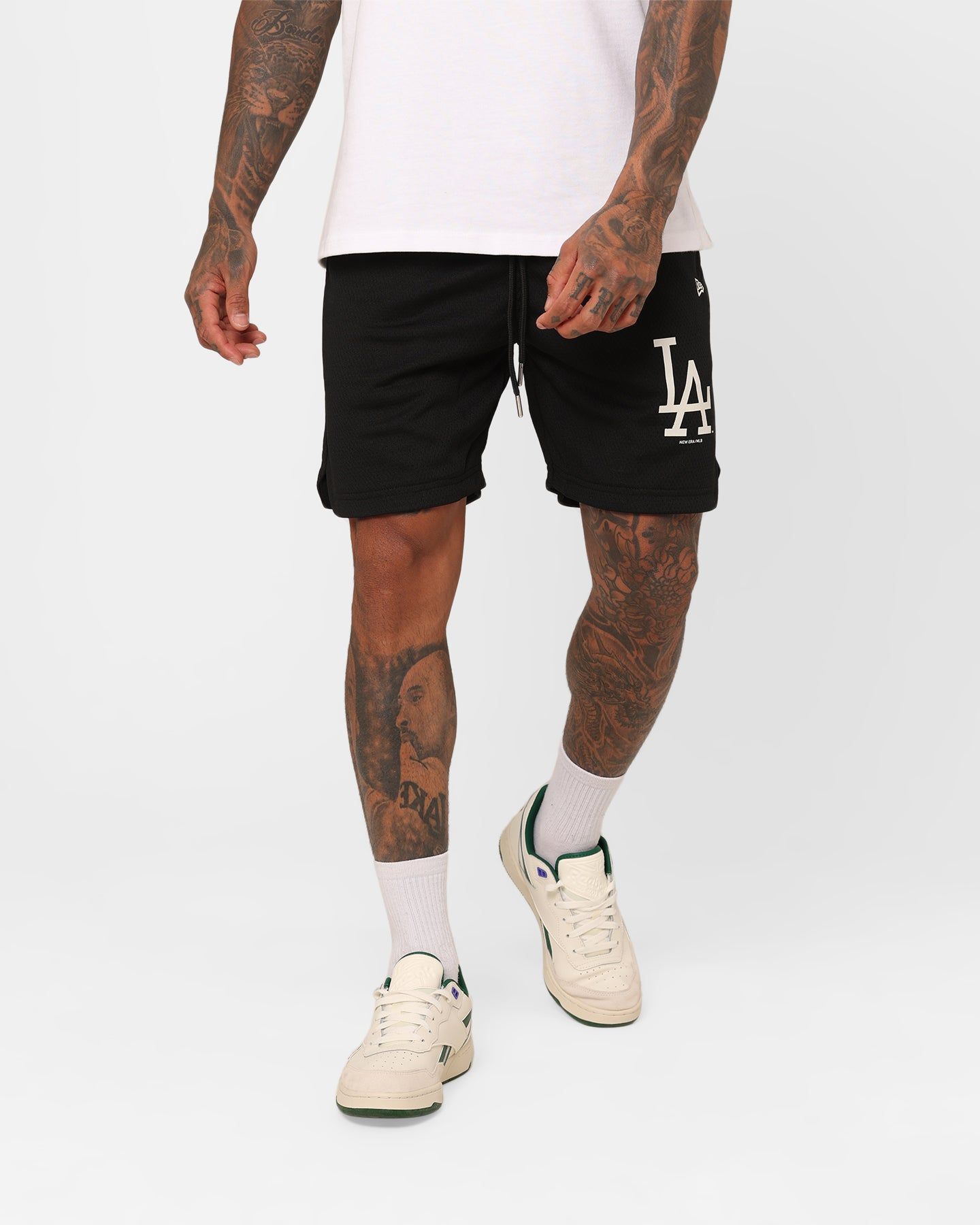 New Era Los Angeles Dodgers Mesh Shorts Black sold by Culture Kings