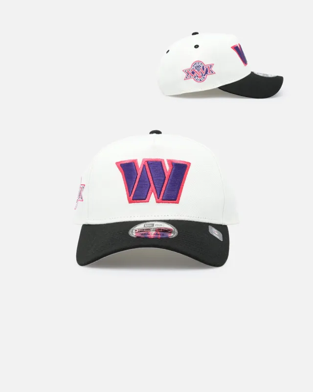 New Era Washington Commanders 'Neon Nights' 9FORTY Snapback Chrome/Black sold by Culture Kings