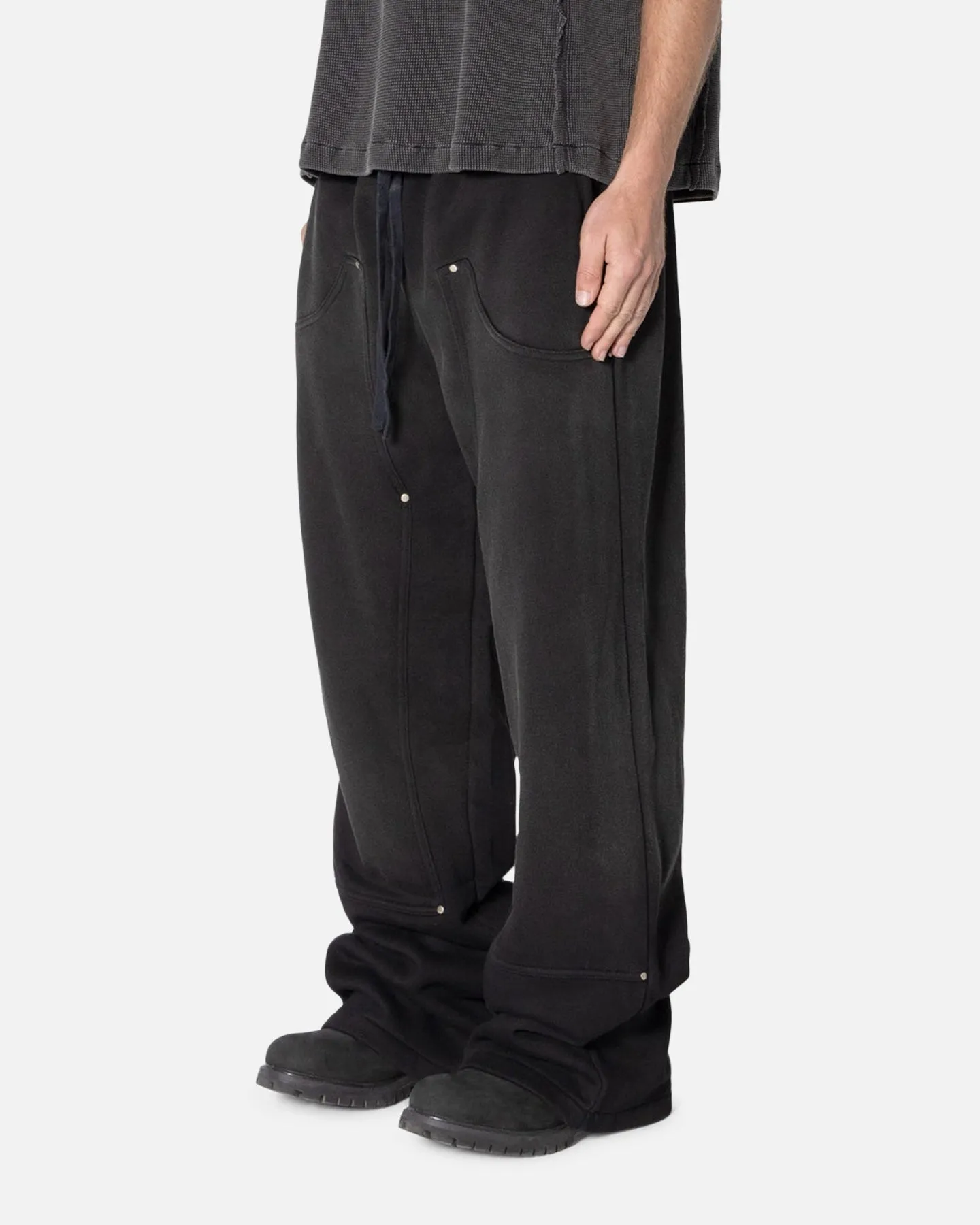 MNML West Double Knee Sweatpants Washed Black sold by Culture Kings product image thumbnail 2