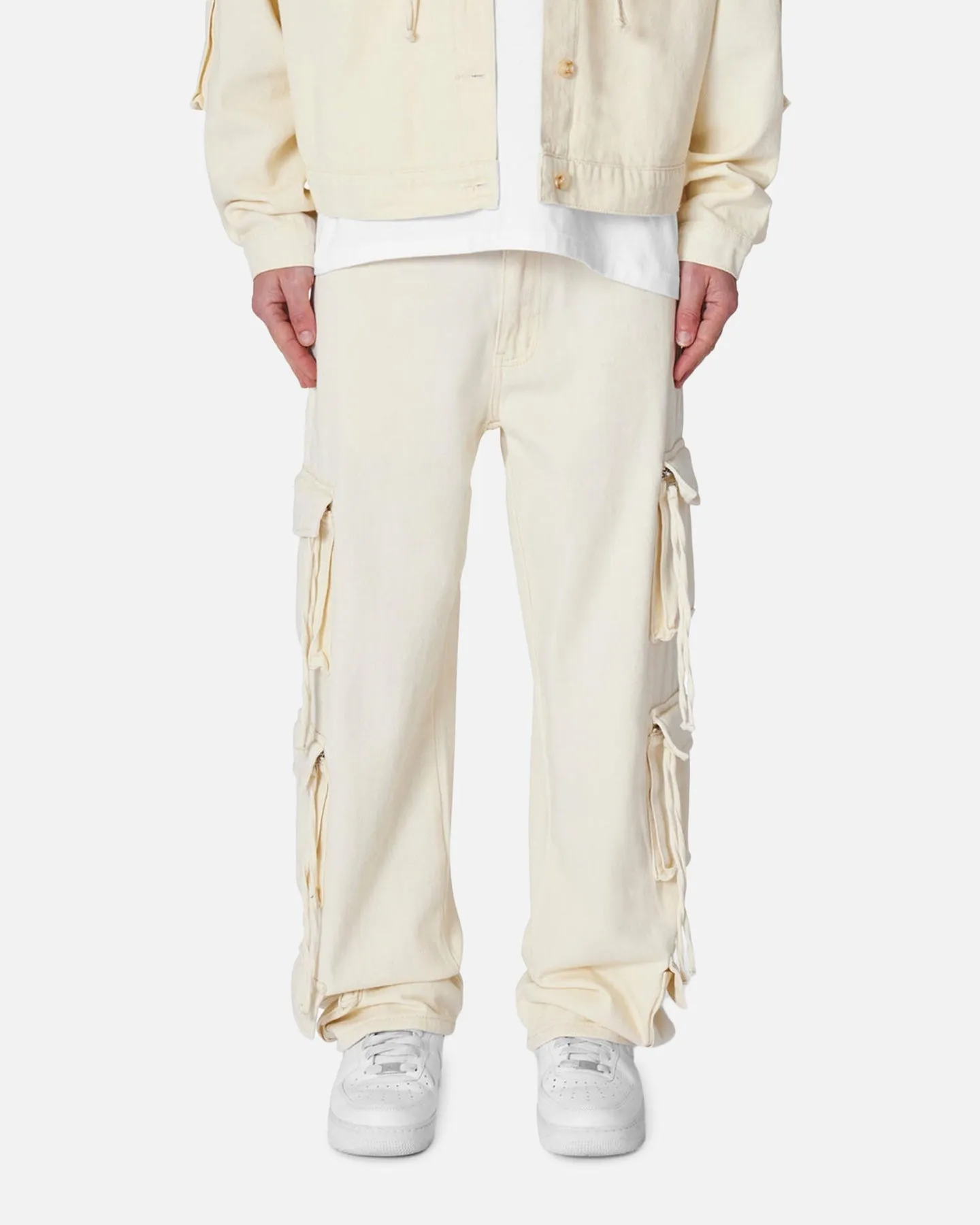 MNML Brushed Twill Cargo Pants Khaki sold by Culture Kings