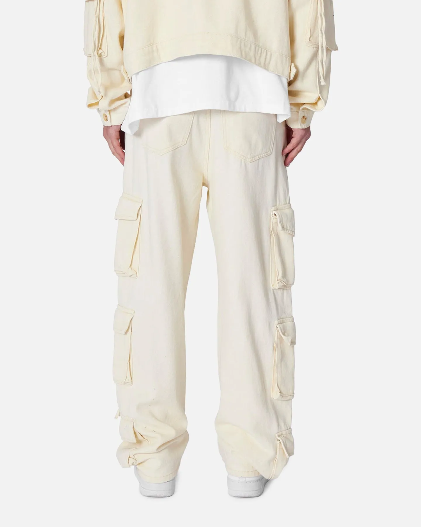 MNML Brushed Twill Cargo Pants Khaki sold by Culture Kings product image thumbnail 4