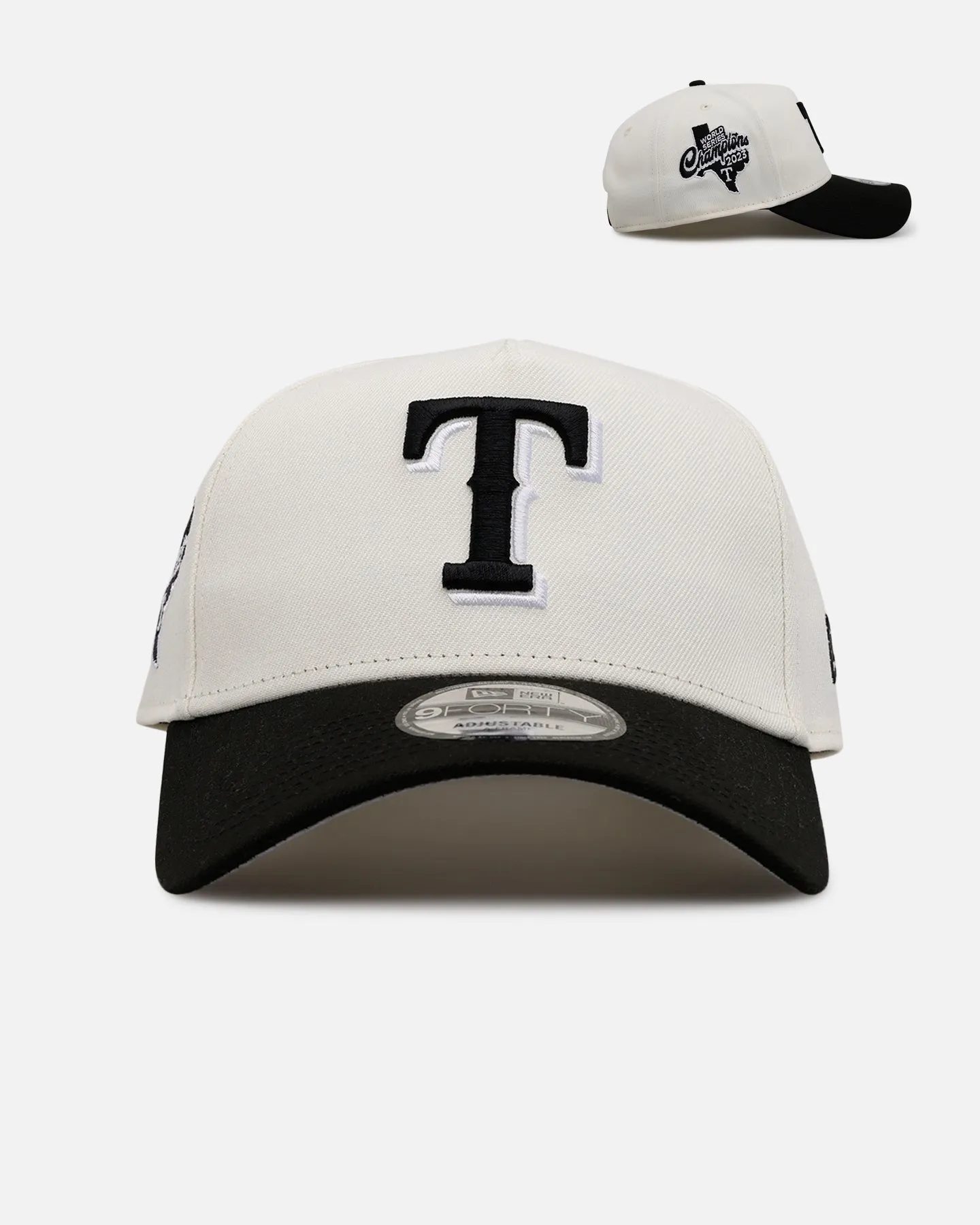 New Era Texas Rangers 'Chrome Black' 9FORTY A-Frame Snapback Chrome/Black sold by Culture Kings