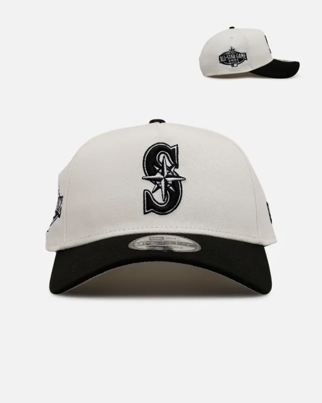 New Era Seattle Mariners 'Chrome Black' 9FORTY A-Frame Snapback Chrome/Black sold by Culture Kings