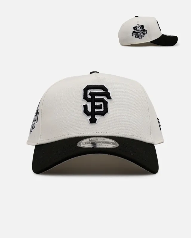New Era San Francisco Giants 'Chrome Black' 9FORTY A-Frame Snapback Chrome/Black sold by Culture Kings
