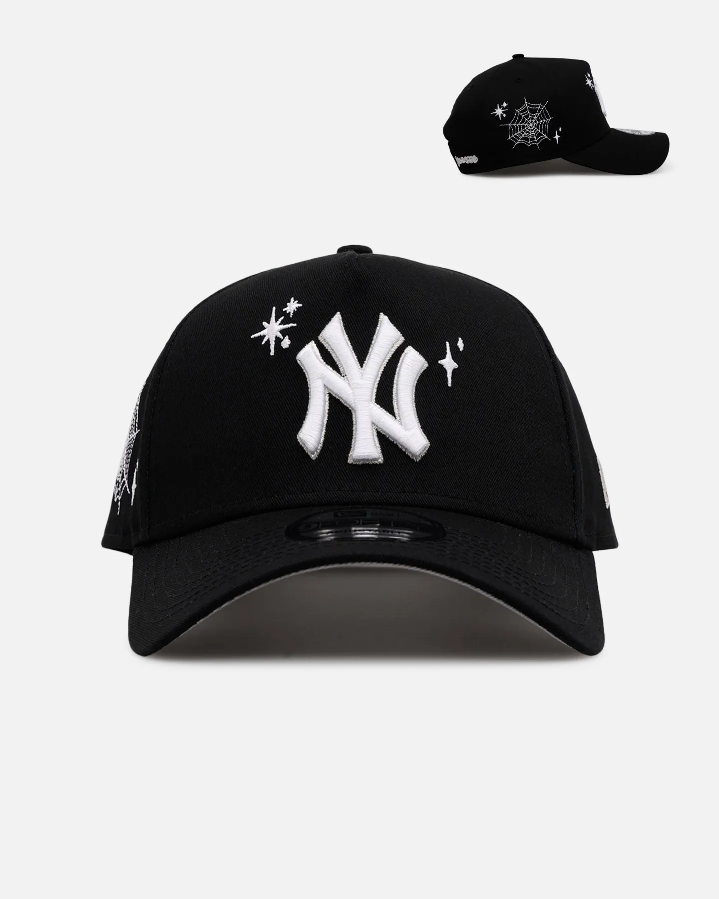 New Era New York Yankees 'Grit 3.0' 9FORTY A-Frame Snapback Black/White sold by Culture Kings