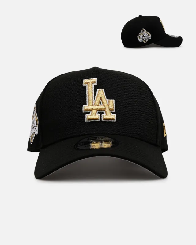 New Era Los Angeles Dodgers 'New Year's Eve' 9FORTY A-Frame Snapback Gold/Silver sold by Culture Kings