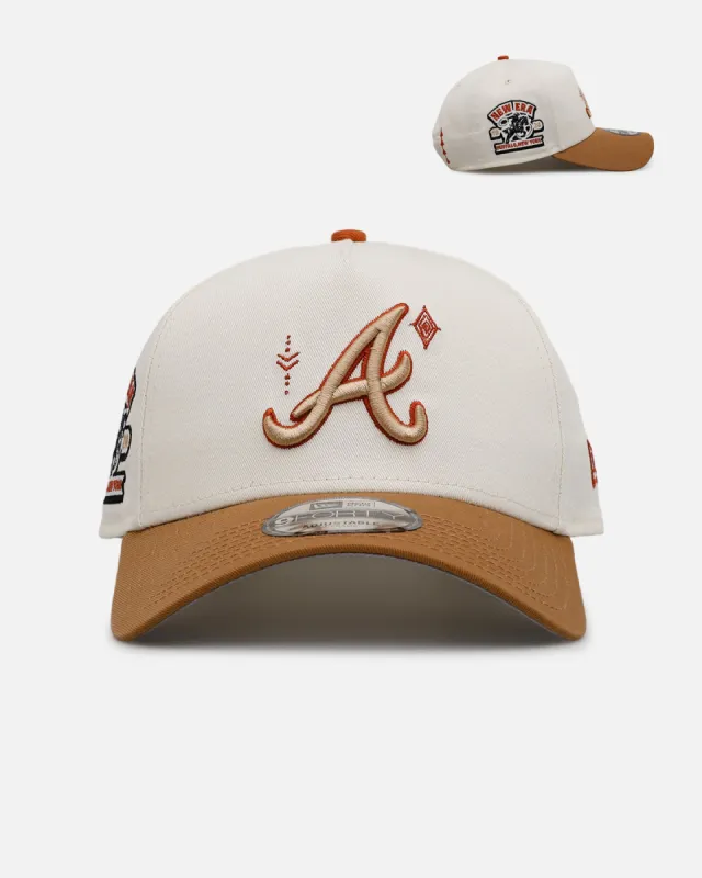 New Era Atlanta Braves 'Sunset Trails' 9FORTY A-Frame Snapback Rust sold by Culture Kings