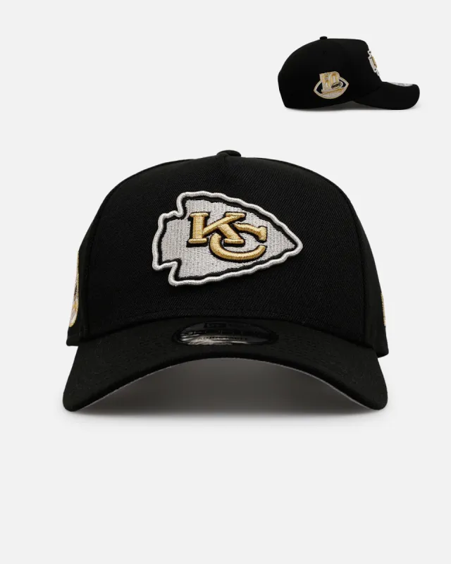 New Era Kansas City Chiefs 'New Year's Eve' 9FORTY A-Frame Snapback Gold/Silver sold by Culture Kings