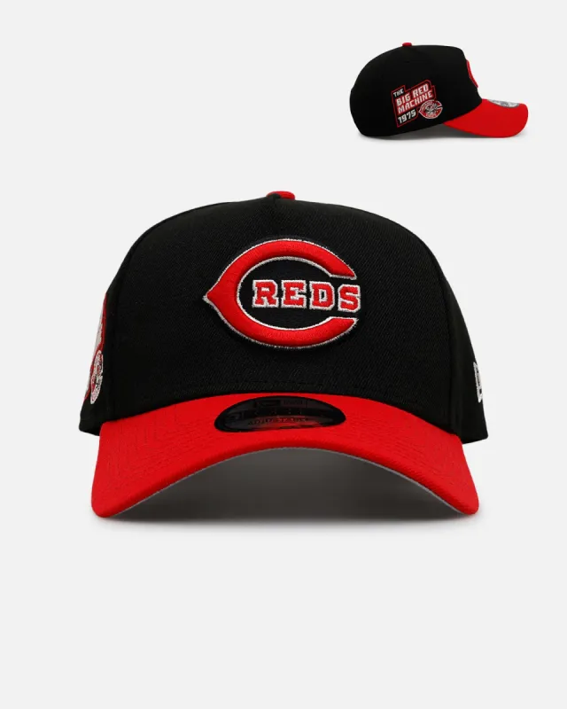 New Era Cincinnati Reds 'Wrestlepack' 9FORTY A-Frame Snapback Black/Red sold by Culture Kings