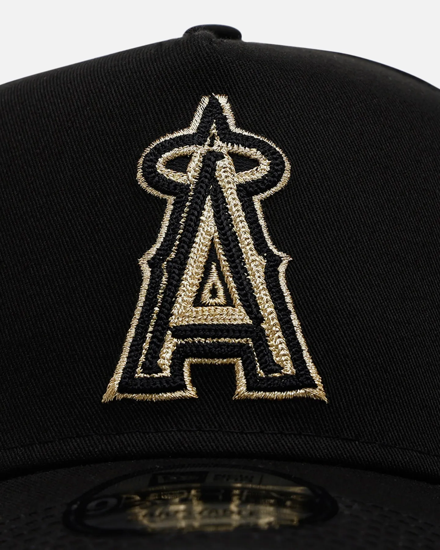 New Era Los Angeles Angels 'Raised Metallic Chainstitch' 9FORTY A-Frame Snapback Black sold by Culture Kings product image thumbnail 5