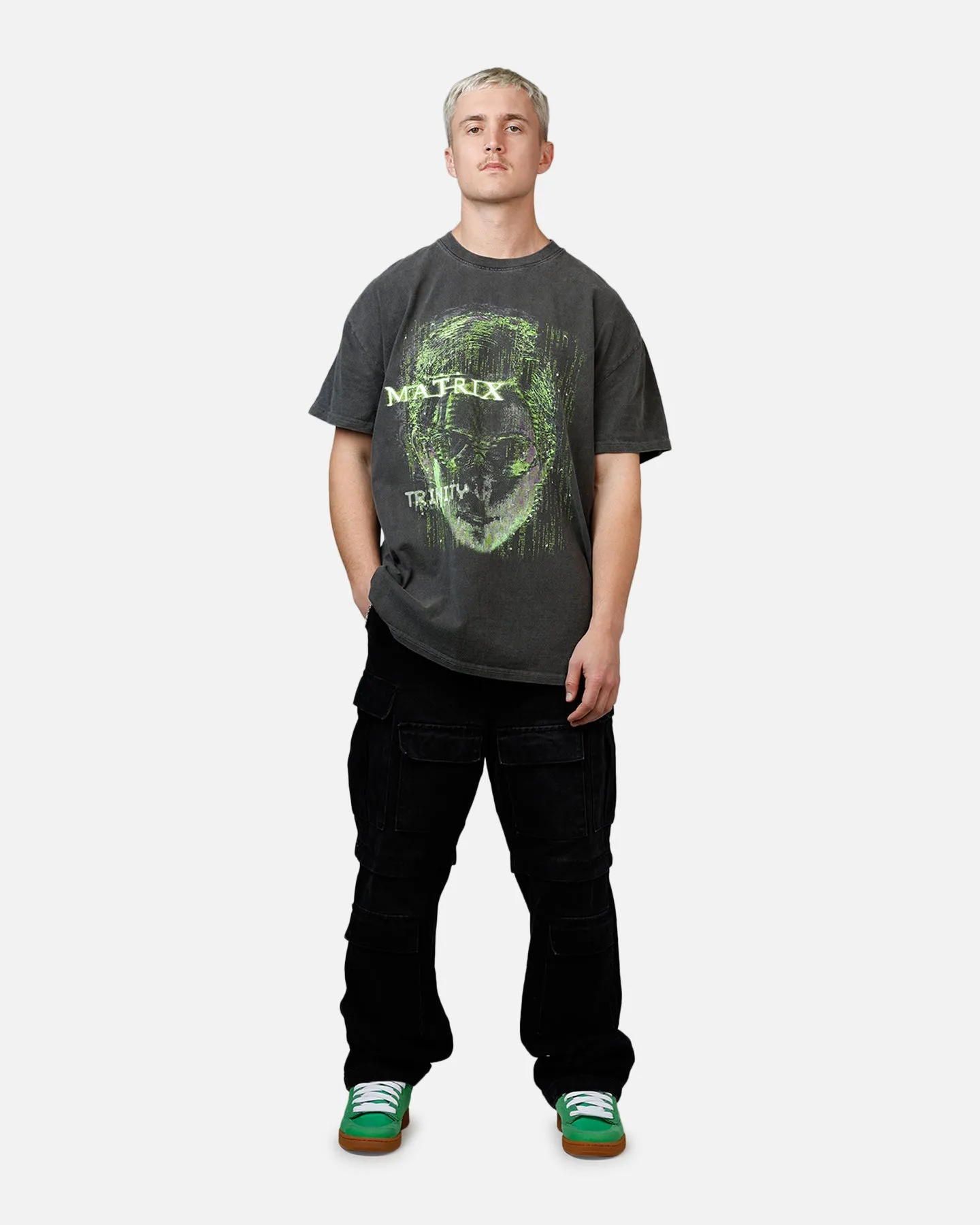 American Thrift X The Matrix Trinity Heavyweight T-Shirt Black sold by Culture Kings product image thumbnail 3