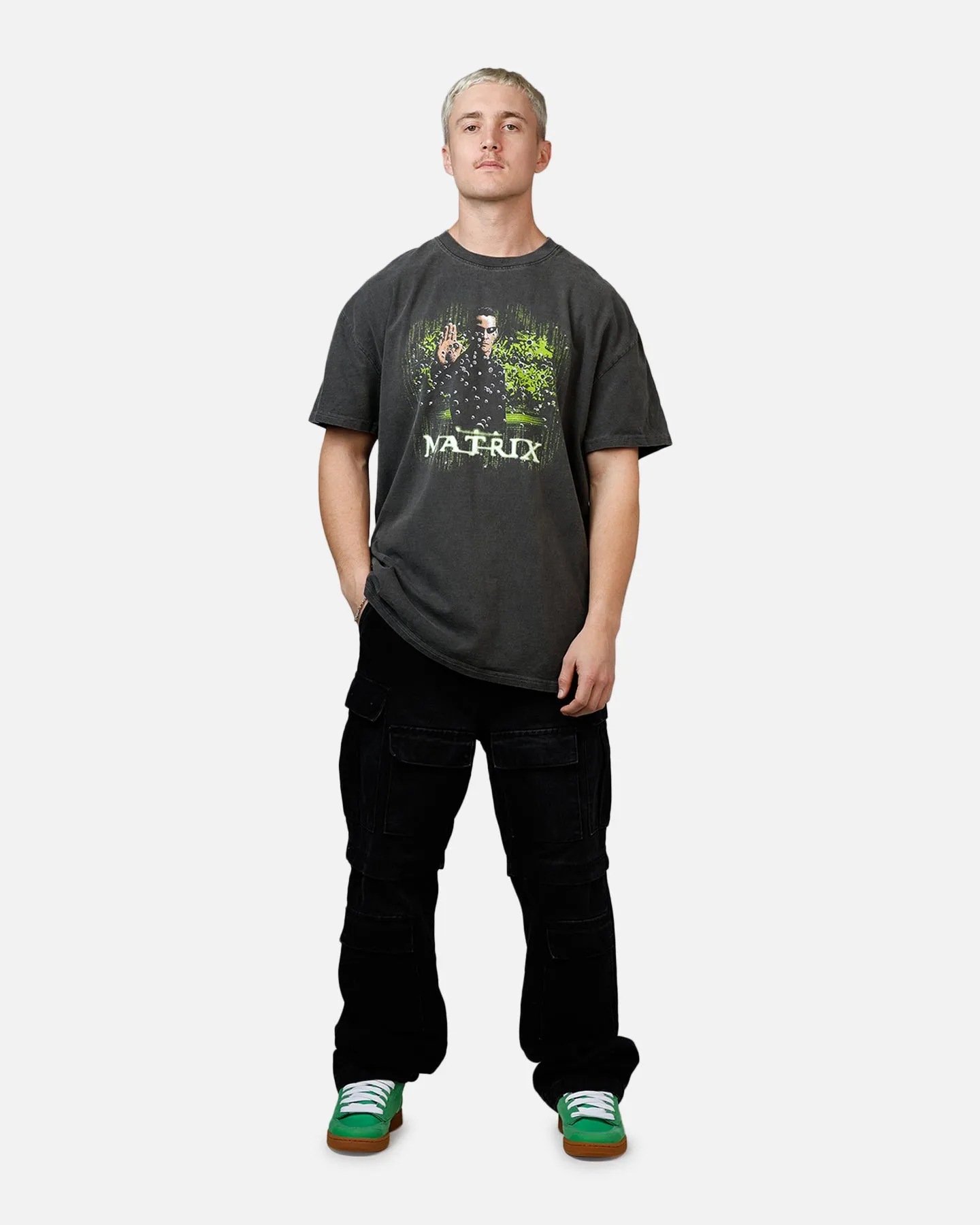 American Thrift X The Matrix Neo Bullets Heavyweight T-Shirt Black sold by Culture Kings product image thumbnail 3