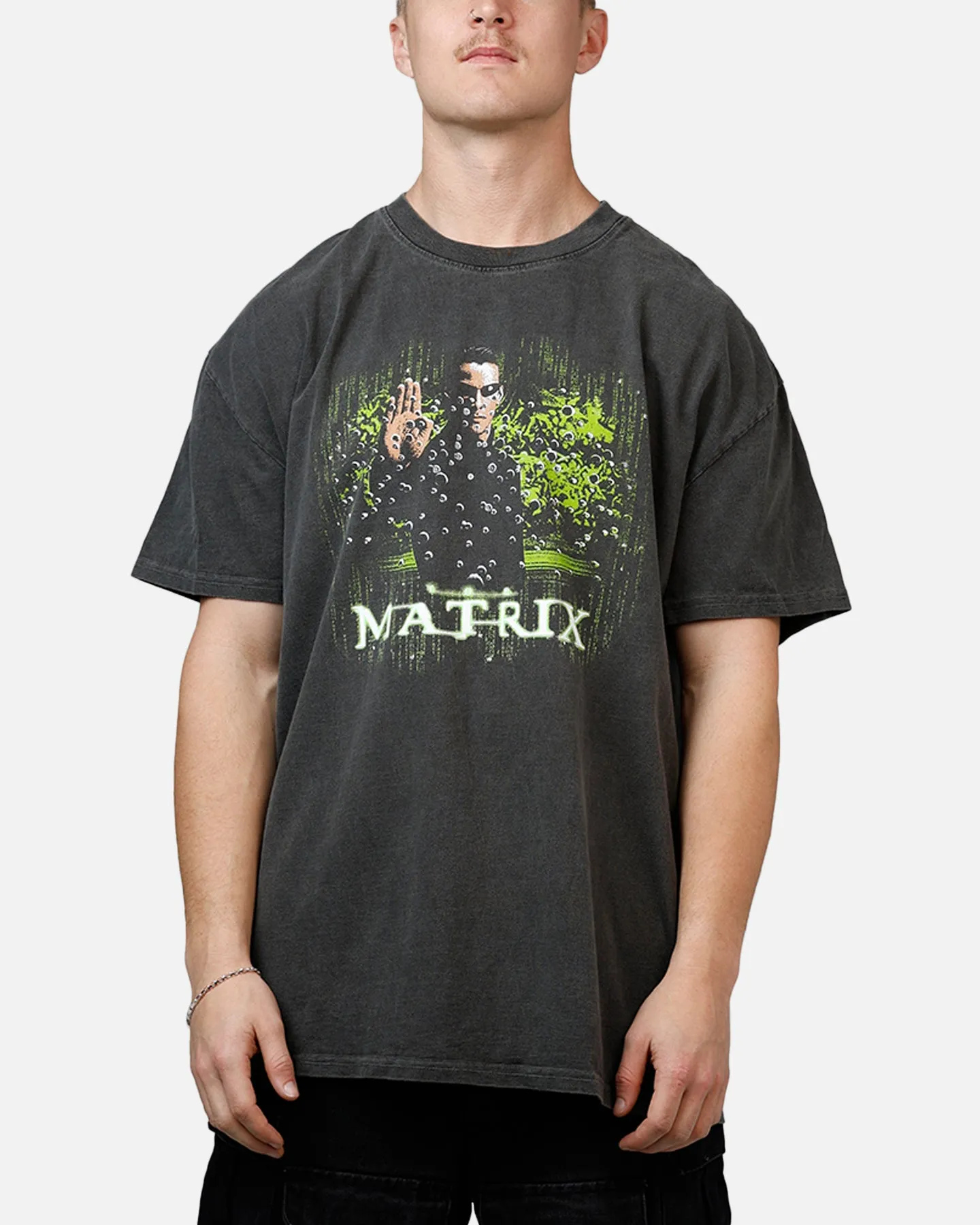 American Thrift X The Matrix Neo Bullets Heavyweight T-Shirt Black sold by Culture Kings product image thumbnail 2
