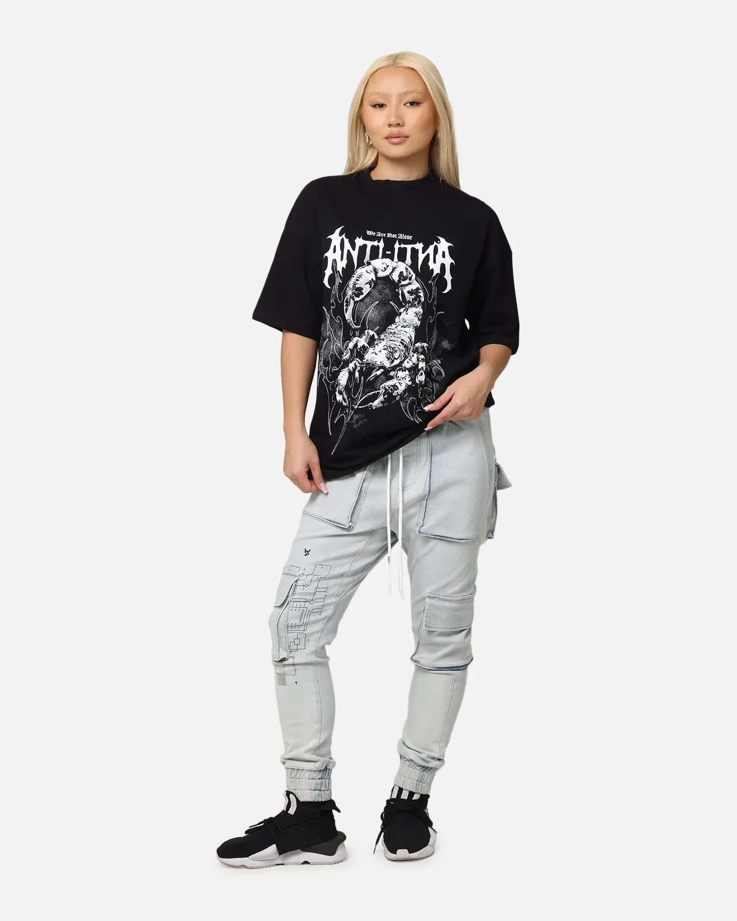 The Anti Order Invasion Mock Neck T-Shirt Black sold by Culture Kings product image thumbnail 2