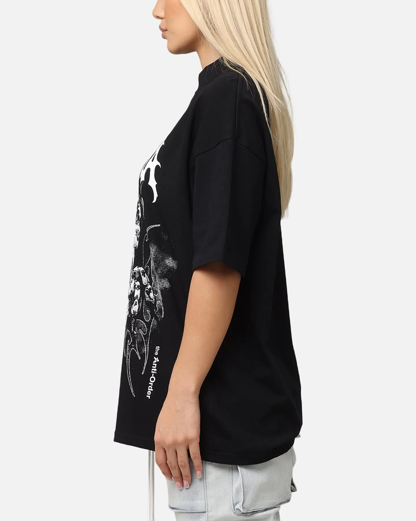 The Anti Order Invasion Mock Neck T-Shirt Black sold by Culture Kings product image thumbnail 4