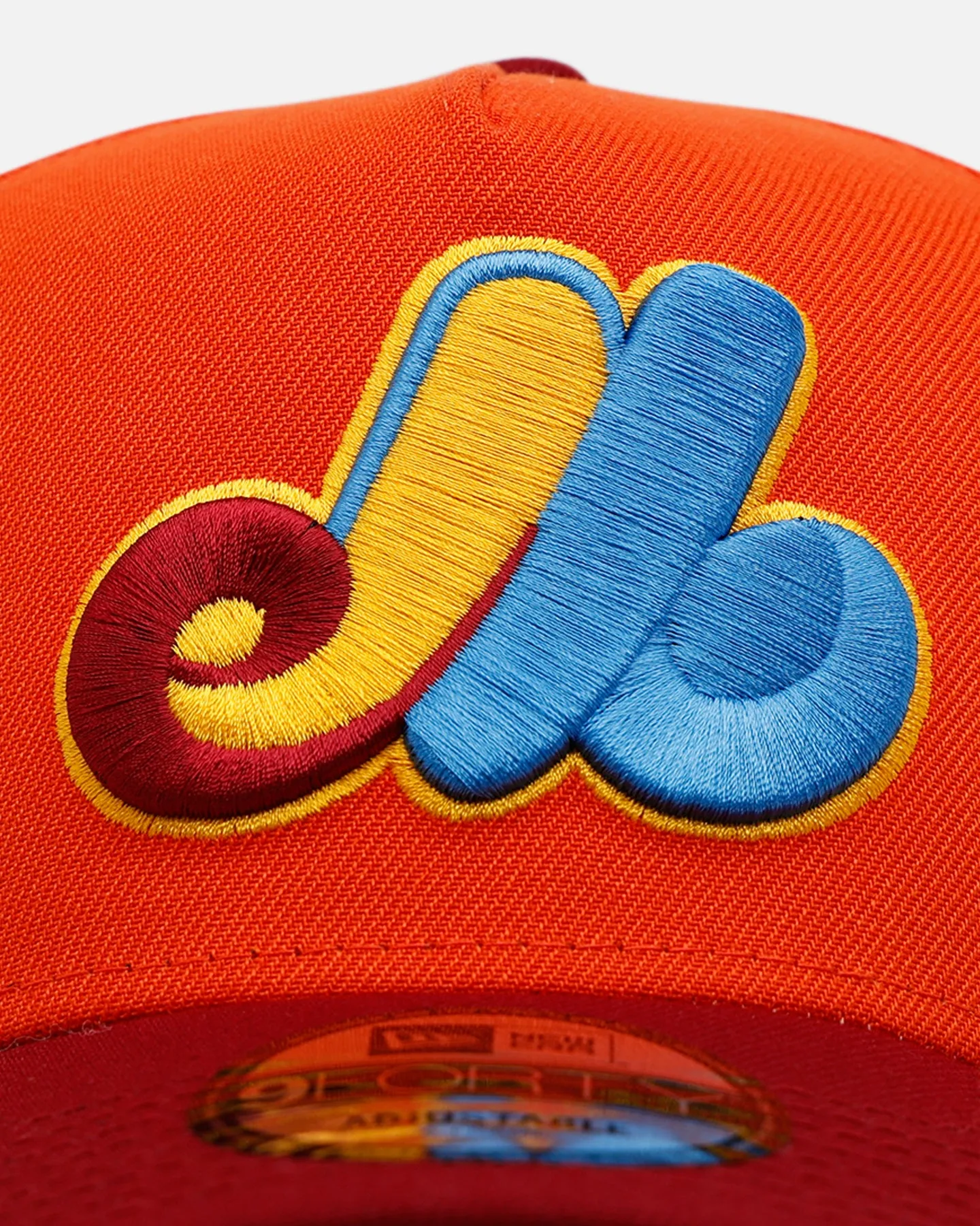 New Era Montreal Expos 'Horizon' 9FORTY A-Frame Snapback Orange sold by Culture Kings product image thumbnail 5