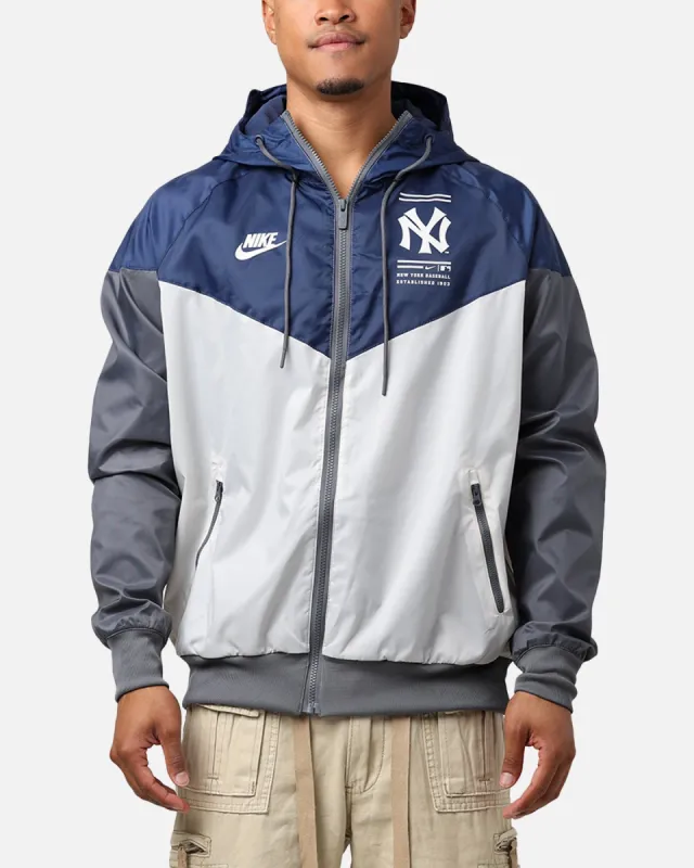 Nike New York Yankees Cooperstown Windrunner Jacket Midnight Navy/Light Bone sold by Culture Kings