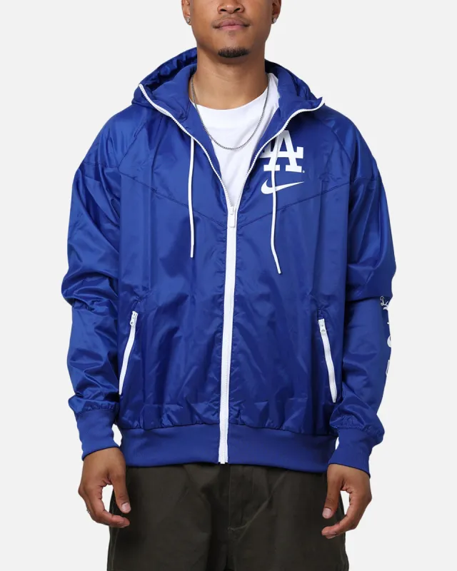 Nike Los Angeles Dodgers Team Windrunner Jacket Rush Blue/White sold by Culture Kings
