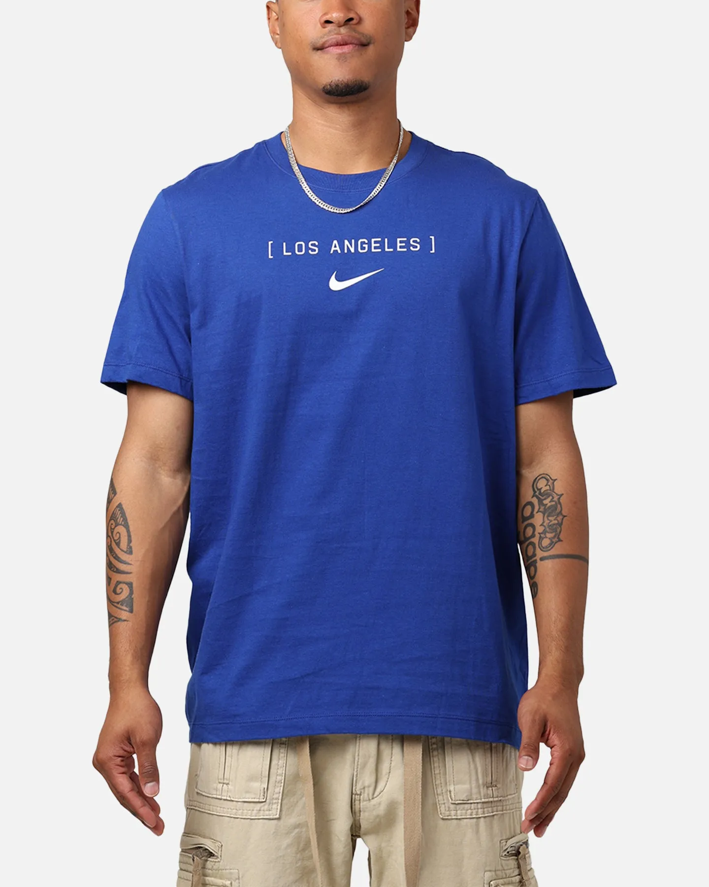 Nike Los Angeles Dodgers Large Logo Back T-Shirt Rush Blue sold by Culture Kings product image thumbnail 2