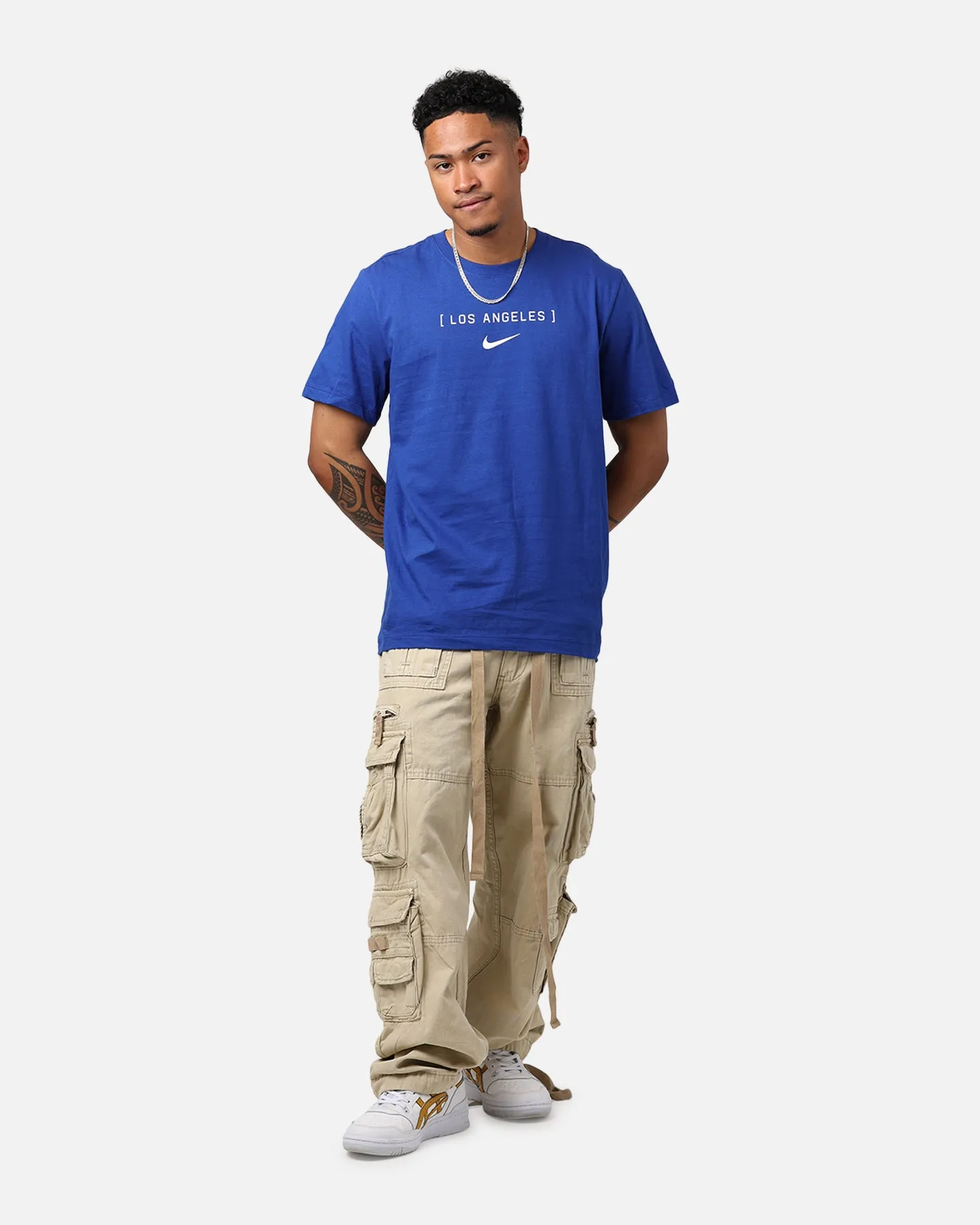 Nike Los Angeles Dodgers Large Logo Back T-Shirt Rush Blue sold by Culture Kings product image thumbnail 3