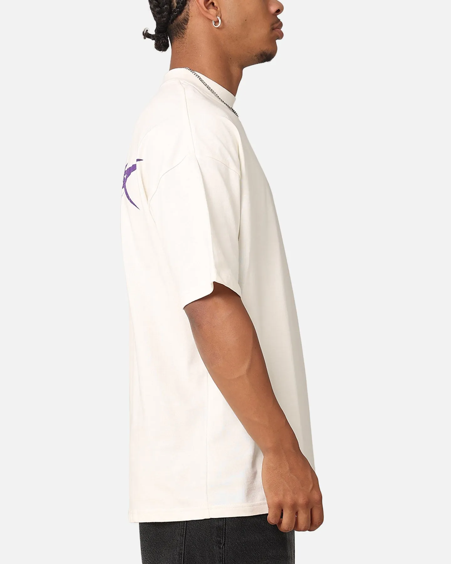 The Anti Order Metal Mock Neck T-Shirt Off White sold by Culture Kings product image thumbnail 5