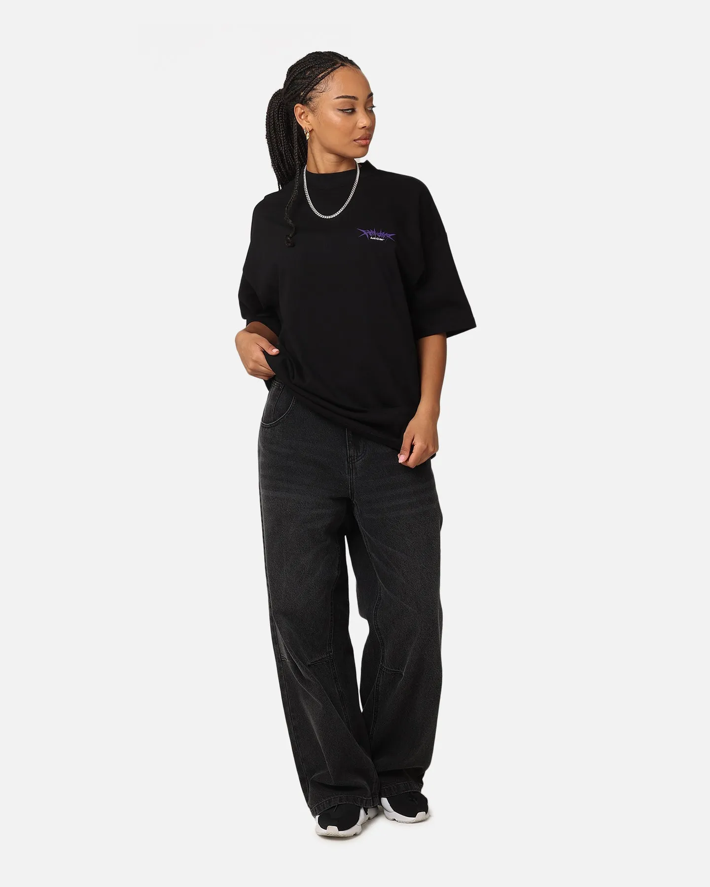 The Anti Order Metal Mock Neck T-Shirt Black sold by Culture Kings product image thumbnail 4