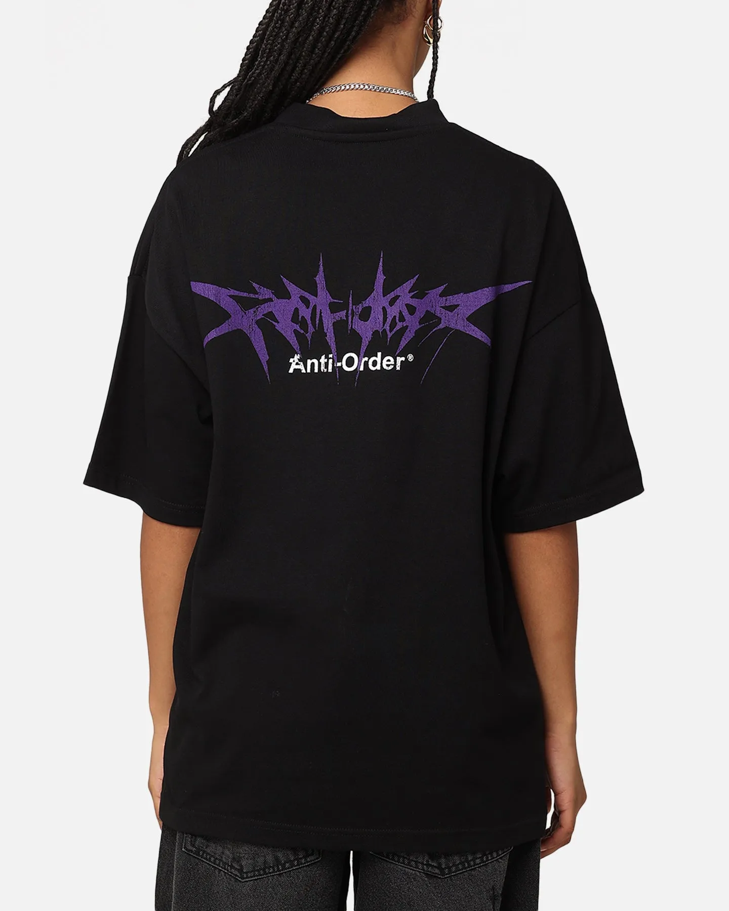 The Anti Order Metal Mock Neck T-Shirt Black sold by Culture Kings