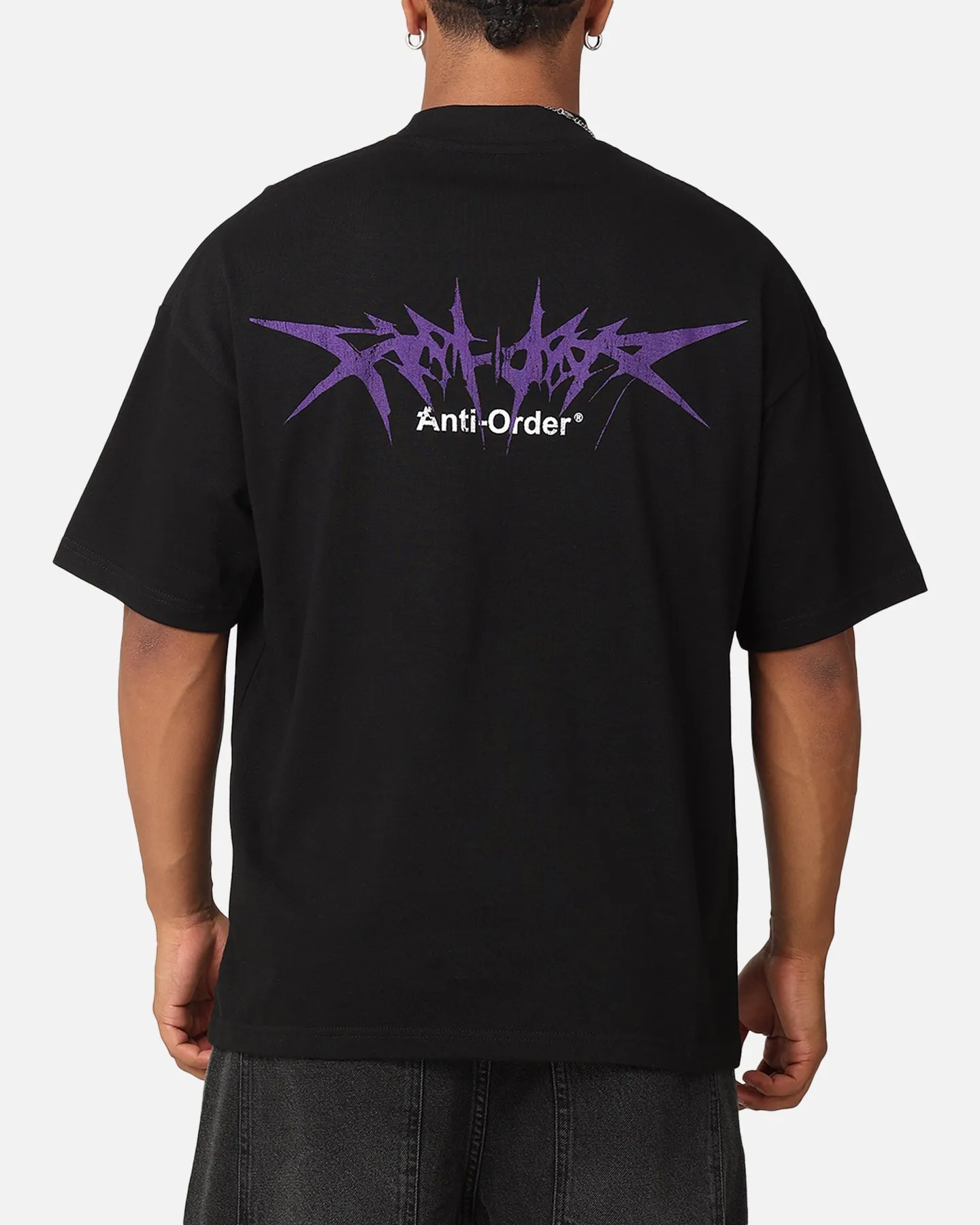 The Anti Order Metal Mock Neck T-Shirt Black sold by Culture Kings