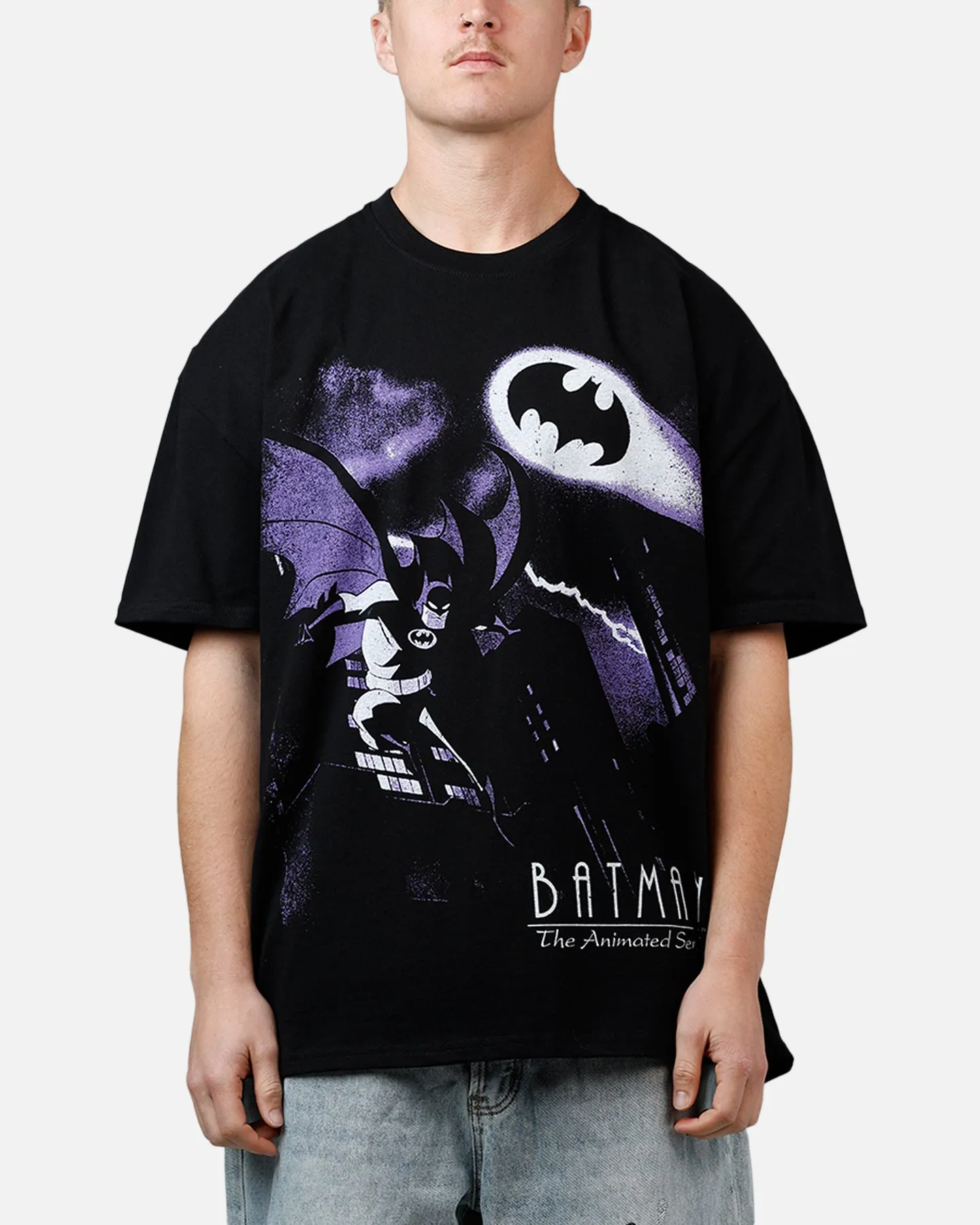 American Thrift X DC Batman The Animated Series Heavyweight T-Shirt Black sold by Culture Kings
