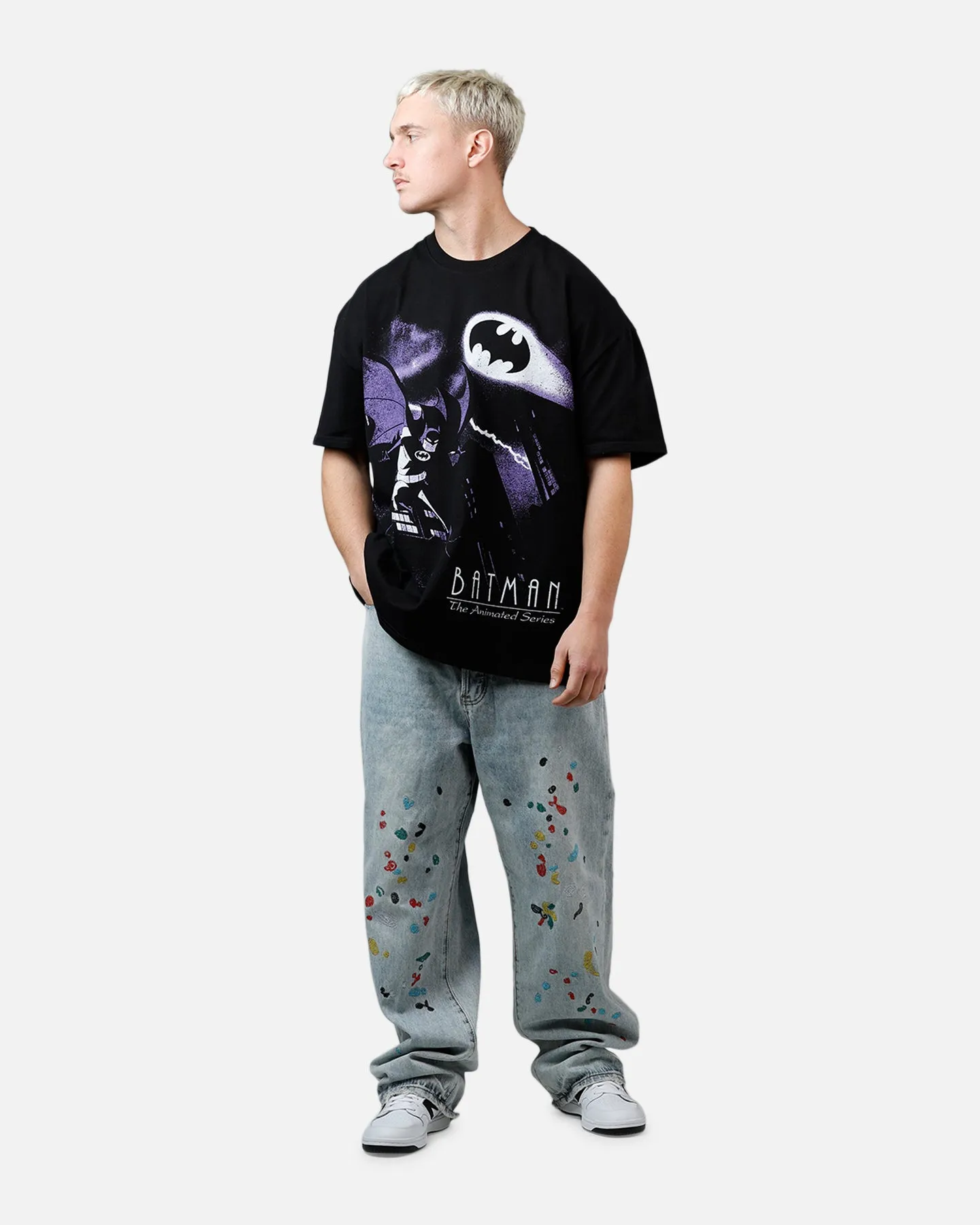 American Thrift X DC Batman The Animated Series Heavyweight T-Shirt Black sold by Culture Kings product image thumbnail 3