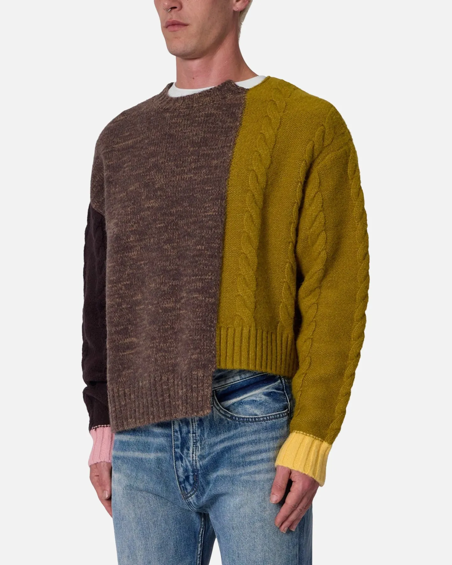 MNML Mix Match Knitted Sweater Multi sold by Culture Kings product image thumbnail 2