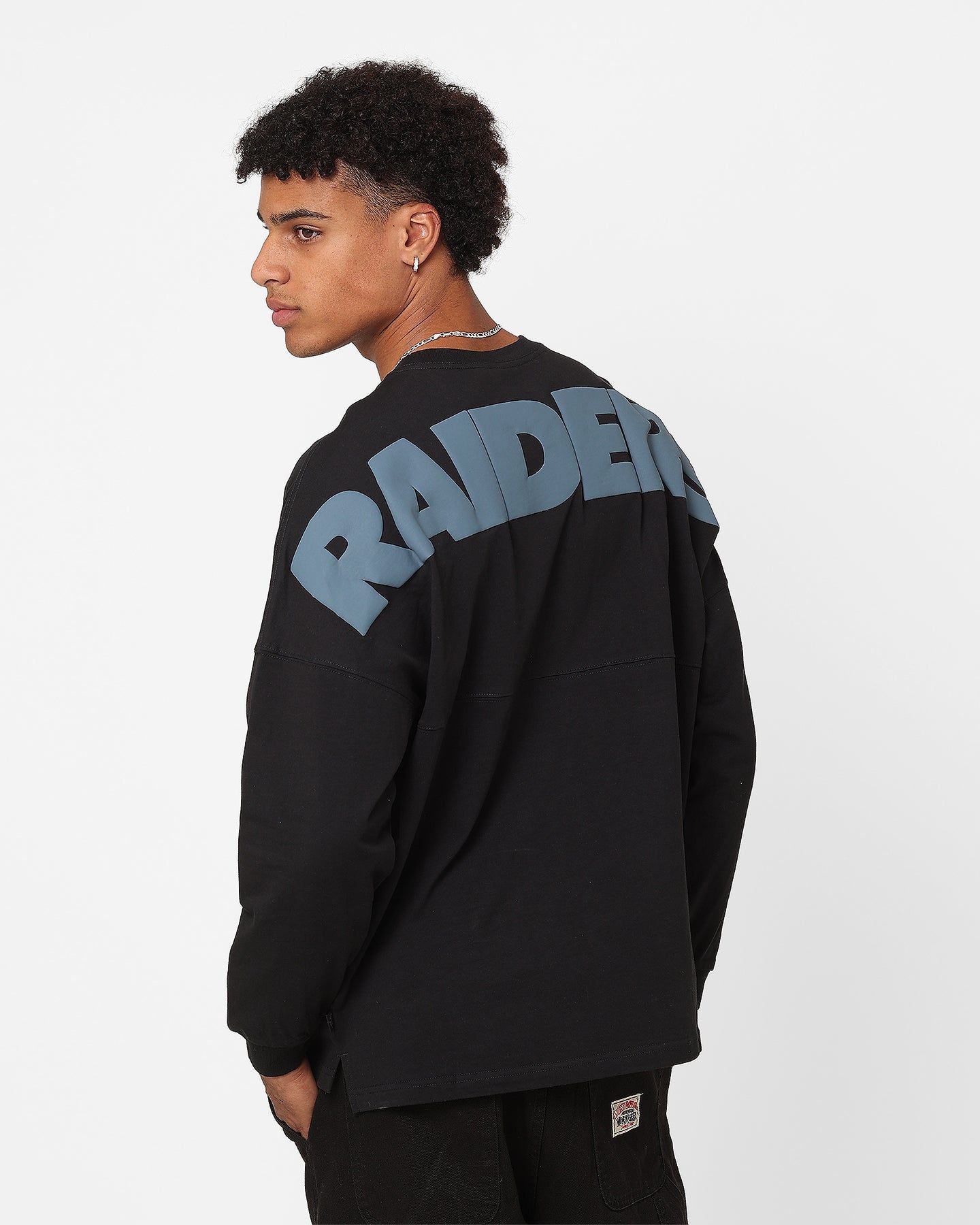 Majestic Athletic Las Vegas Raiders Tonal Stark Long Sleeve T-Shirt Faded Black sold by Culture Kings