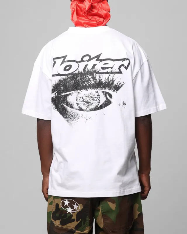 Loiter All Seeing Eye T-Shirt White sold by Culture Kings