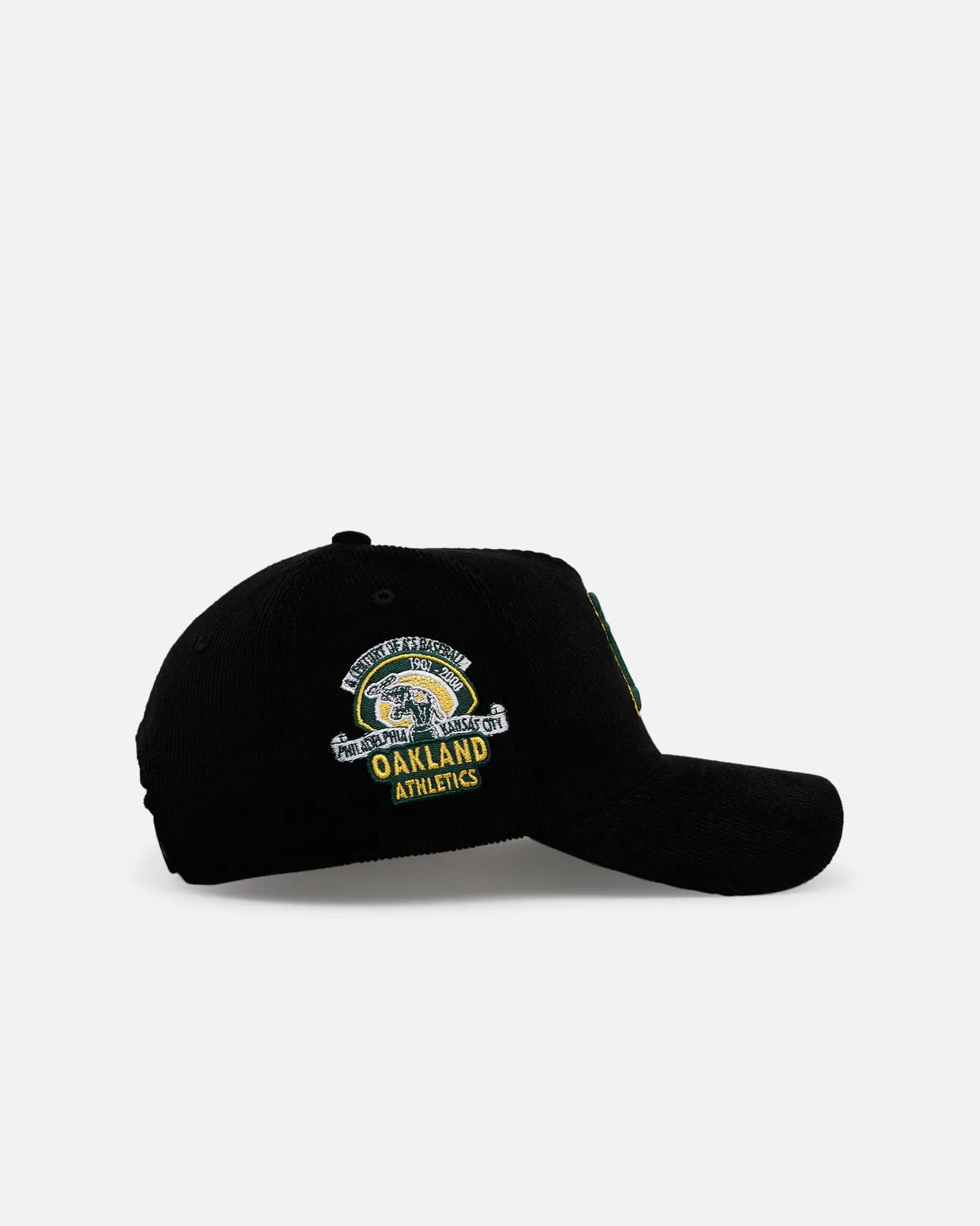 New Era Oakland Athletics 'Black Cord' 9FORTY A-Frame Corduroy Snapback Black sold by Culture Kings product image thumbnail 4