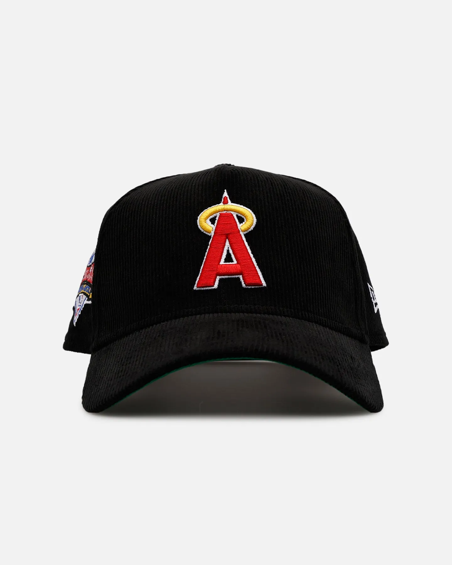 New Era Los Angeles Angels 'Black Cord' 9FORTY A-Frame Corduroy Snapback Black sold by Culture Kings