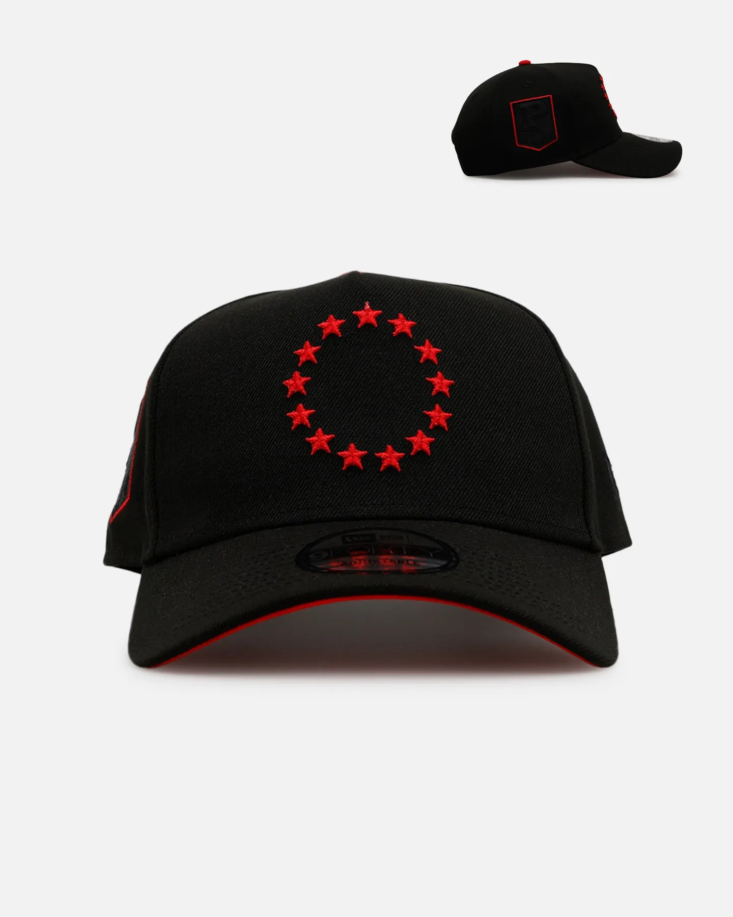 New Era Philadelphia 76ers 'Outline' 9FORTY A-Frame Snapback Black sold by Culture Kings