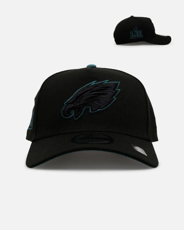 New Era Philadelphia Eagles 'Outline' 9FORTY A-Frame Snapback Black sold by Culture Kings