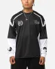 Carre Football Layered Long Sleeve T-Shirt Black/White sold by Culture Kings