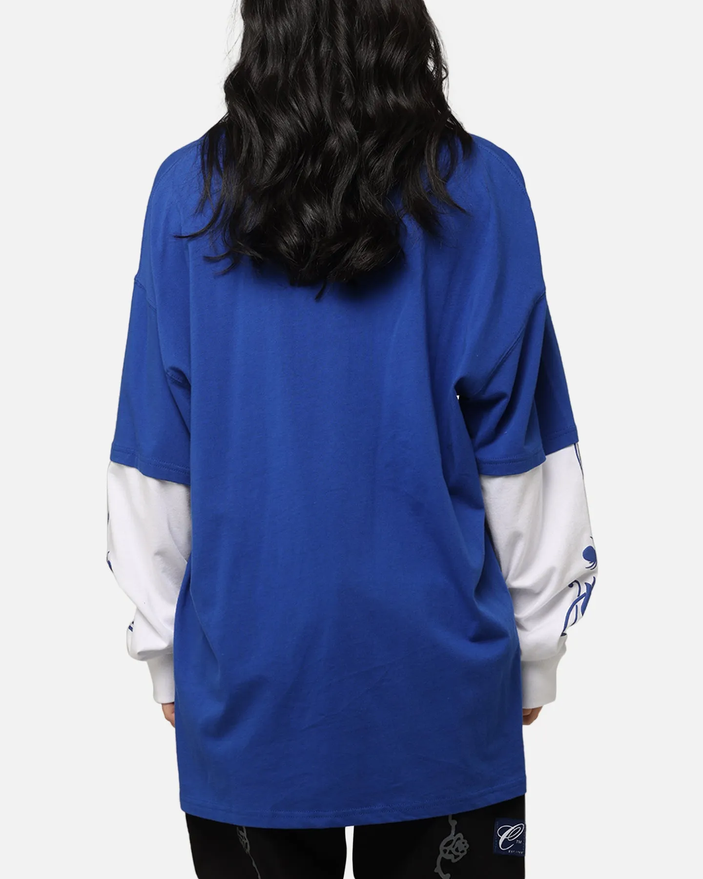 Carre Rosebowl Layered Long Sleeve T-Shirt Royal/White sold by Culture Kings product image thumbnail 3