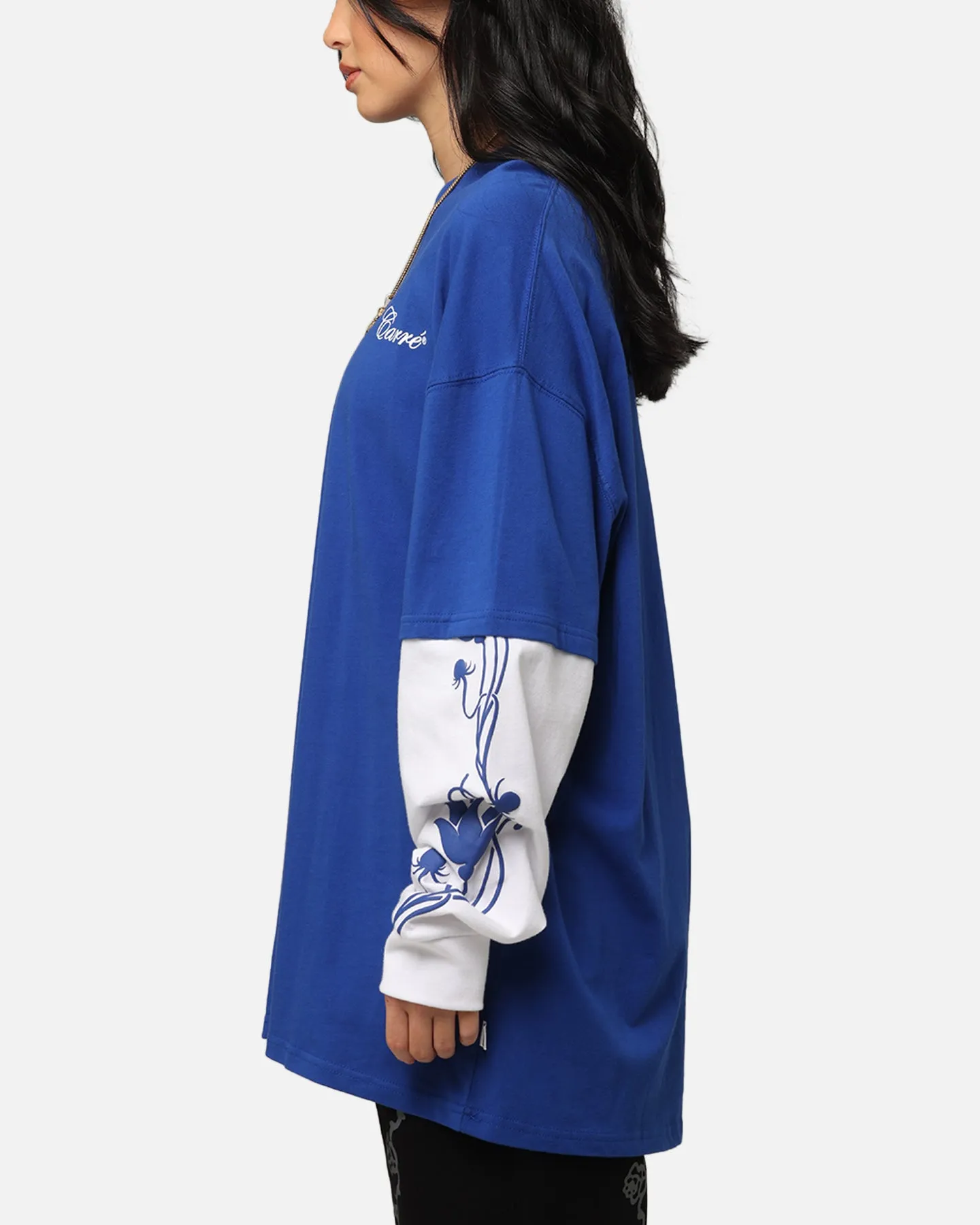 Carre Rosebowl Layered Long Sleeve T-Shirt Royal/White sold by Culture Kings product image thumbnail 5