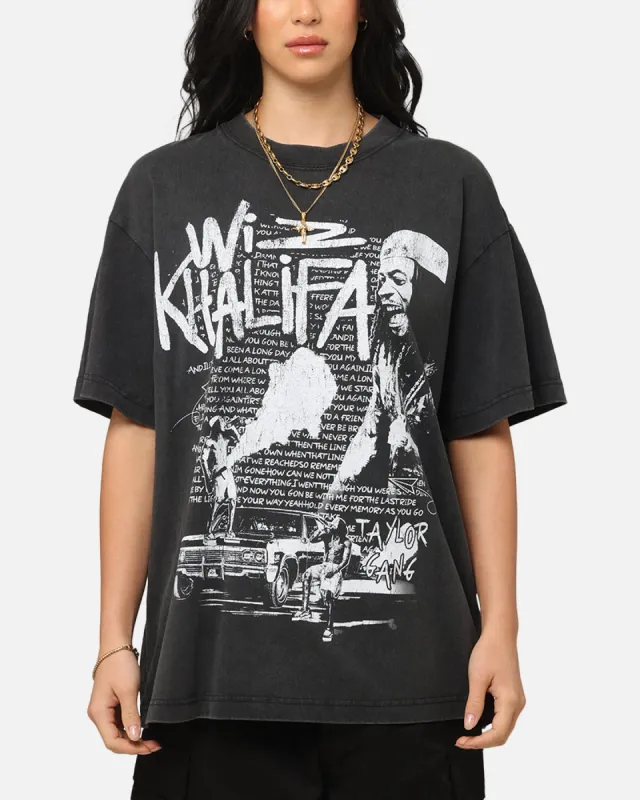 ID Supply Wiz Khalifa Up In Smoke T-Shirt Washed Black sold by Culture Kings