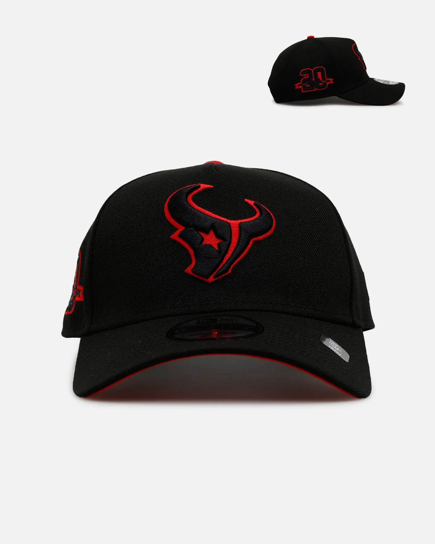 New Era Houston Texans 'Outline' 9FORTY A-Frame Snapback Black sold by Culture Kings
