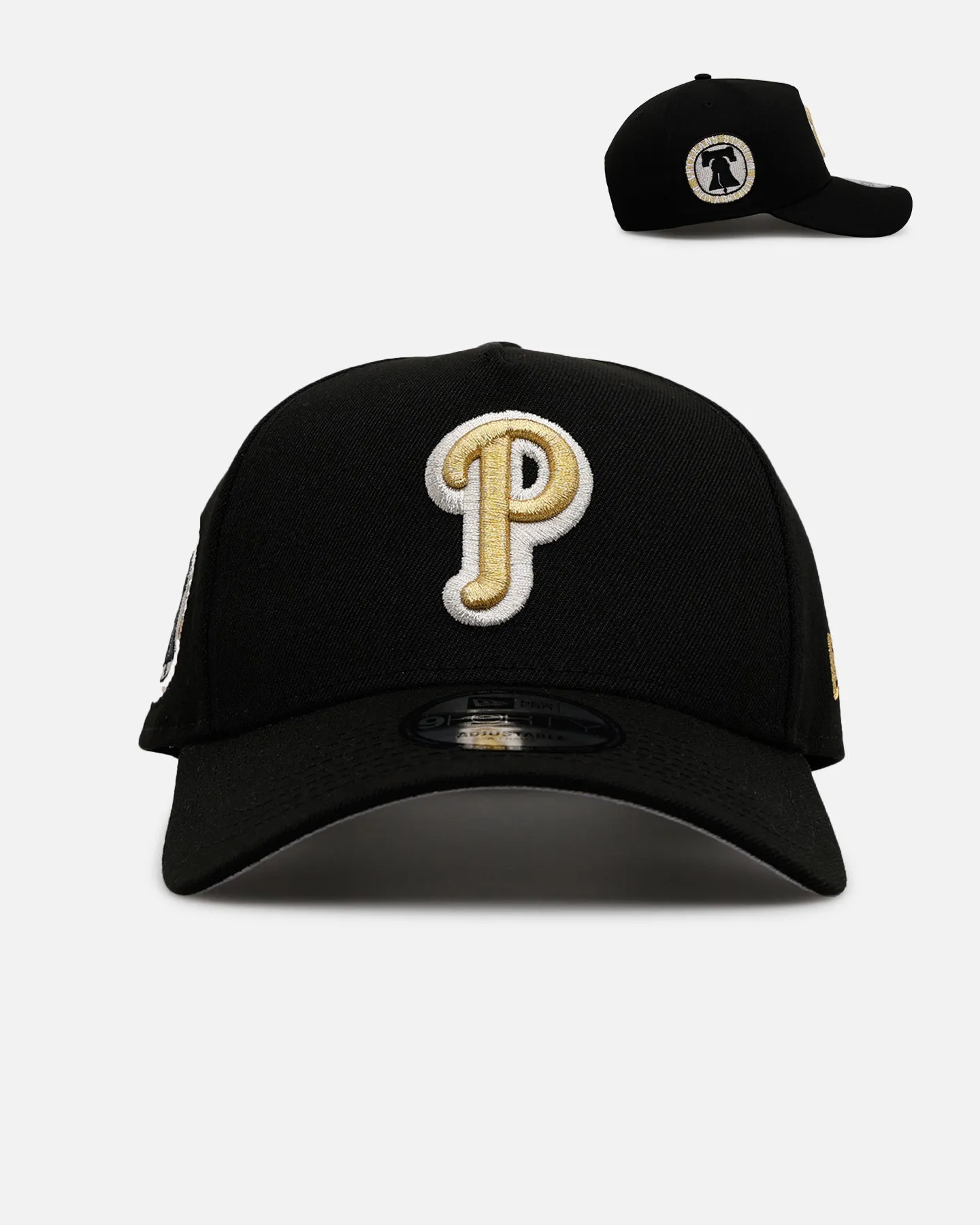 New Era Philadelphia Phillies 'New Year's Eve' 9FORTY A-Frame Snapback Gold/Silver sold by Culture Kings